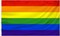 Rainbow Pride FLAG 3x5 FT Polyester gay pride flag outdoor indoor Canvas Header and Double Stitched LGBT FLAG with two Brass Grommets